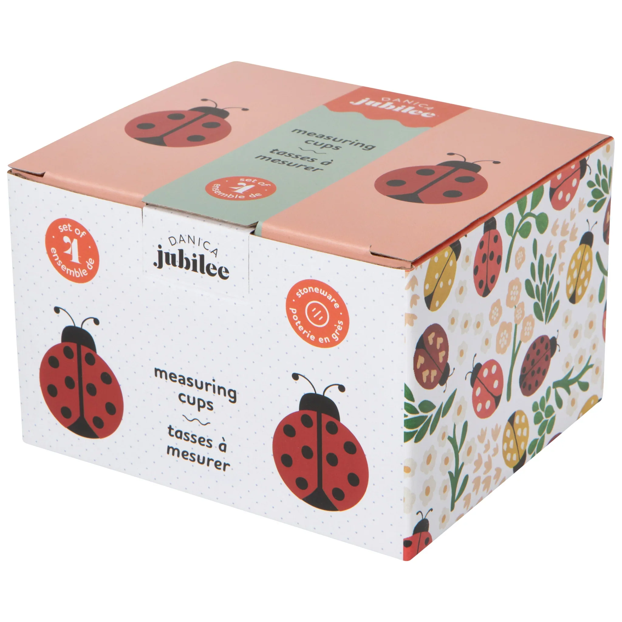 DANICA - SET/4 MEASURING CUPS LADYBUGS - Image 3