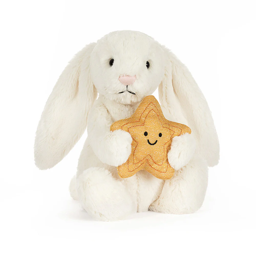 JELLYCAT - CREAM BUNNY WITH STAR - Image 2