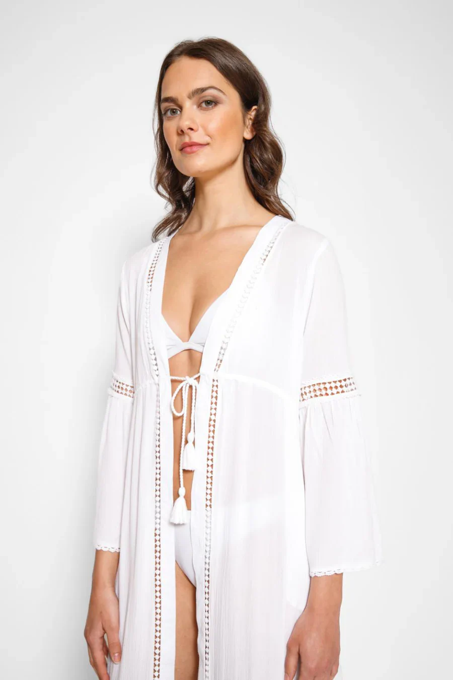 KOY RESORT- WOMEN'S MIAMI LUXE ROBE COVER UP - Image 3