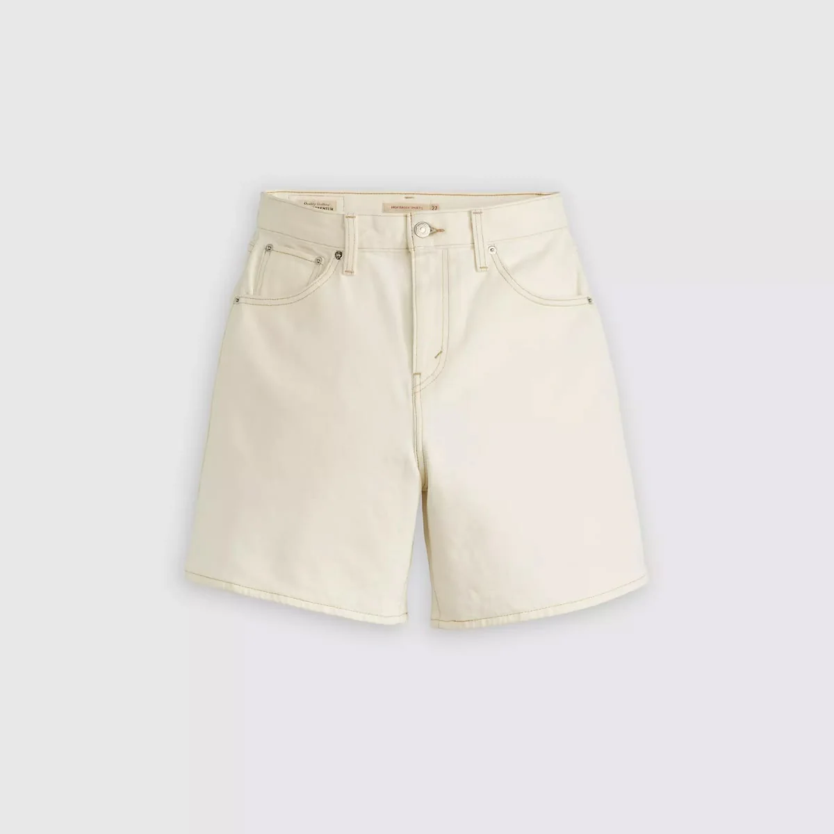 LEVI'S - HIGH BAGGY SHORT SNOWING IN LA - Image 6