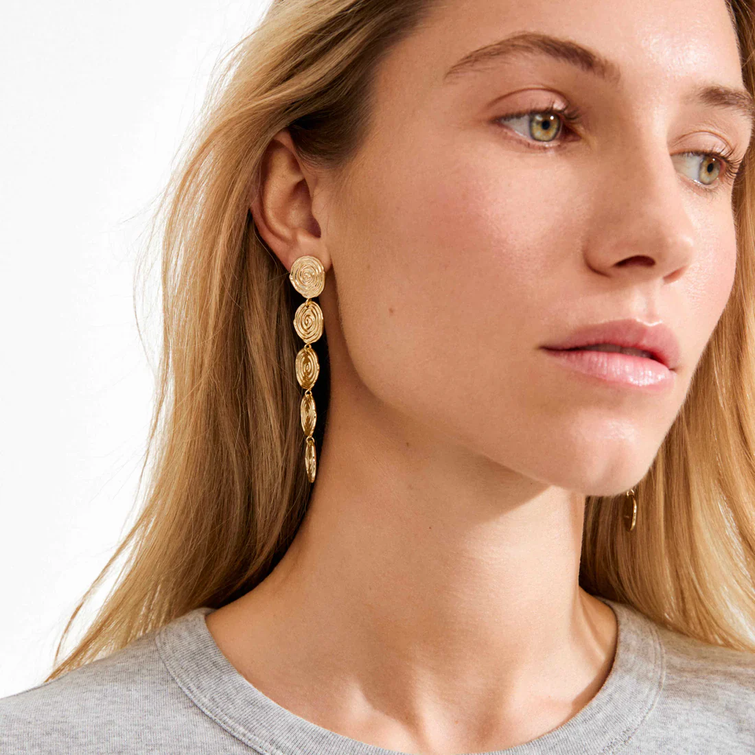 PILGRIM - *Earrings : Air : Gold Plated - Gold Plated - Image 2