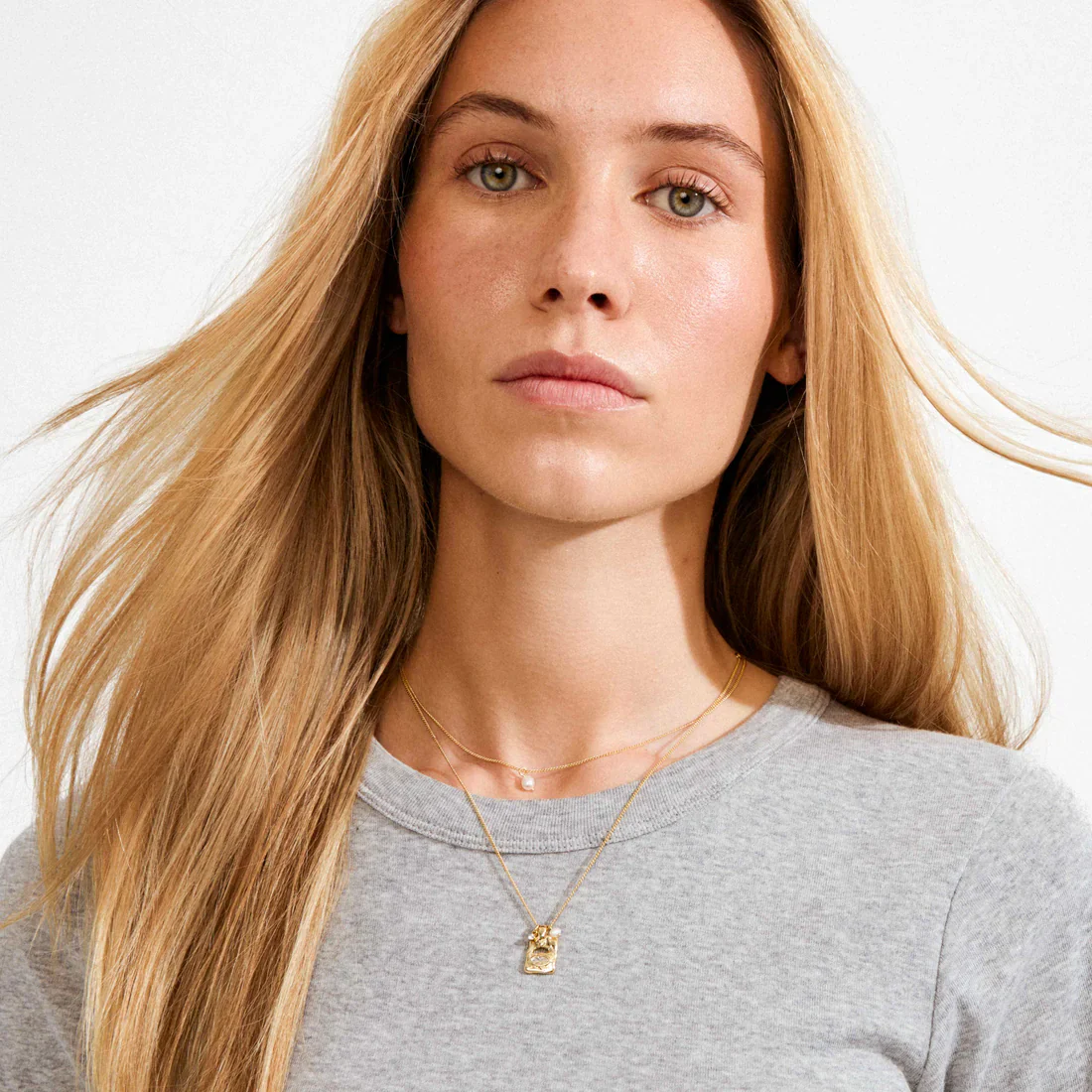 PILGRIM - Necklace : Fire : Gold Plated : Crystal - Image 4