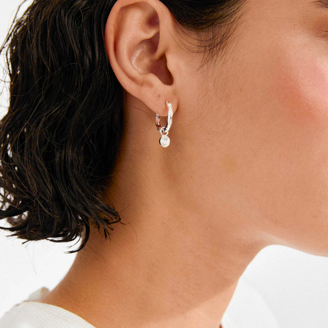 PILGRIM - (W) Earrings : Fire : Silver Plated - Image 2