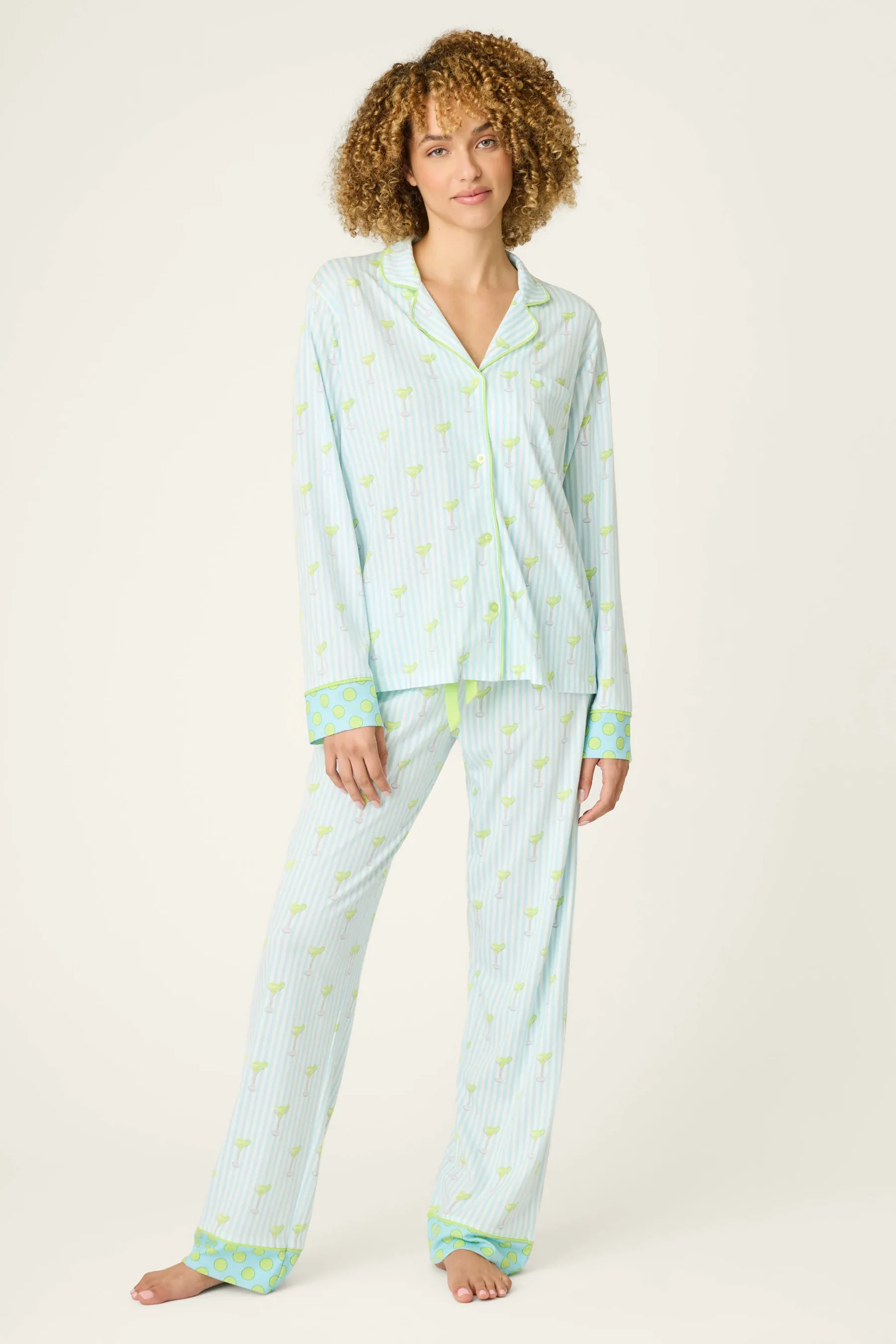 PJ SALVAGE - WOMEN'S PLAYFUL PRINTS PJ SET - Image 2